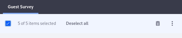 Figure 4: Delete all form entries in one fell swoop.