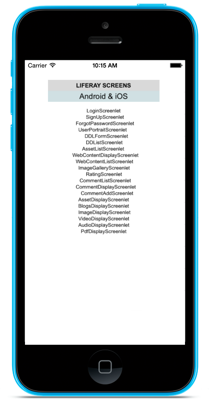 Figure 1: File Display Screenlet using the Default View.