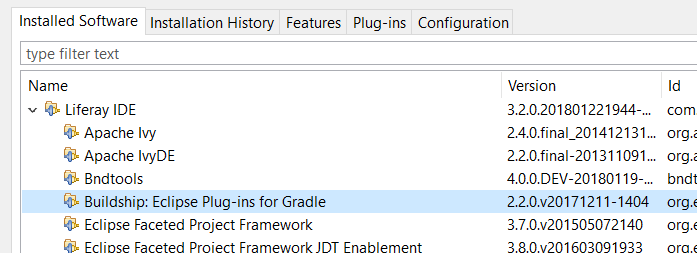Figure 1: Navigate to Help → Installation Details to view plugins included in Dev Studio.