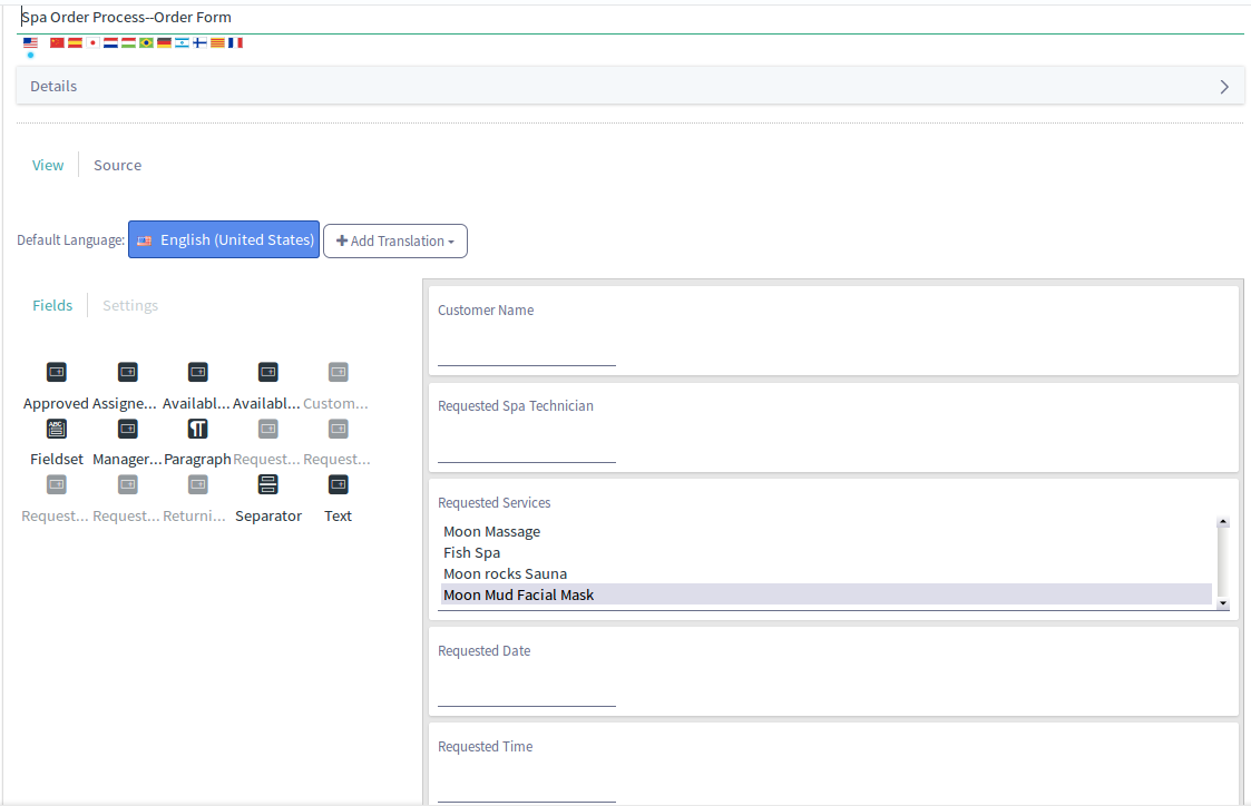 Figure 6: Workflow task forms are a subset of the original form.