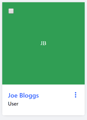 Figure 5: User vertical cards are perfect to display files and documents.