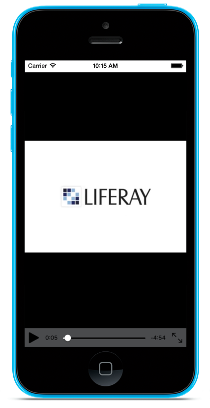 Figure 1: Video Display Screenlet using the Default Theme.