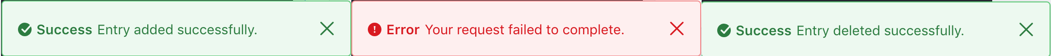 Figure 1: You can use Liferays APIs to display helpful messages.