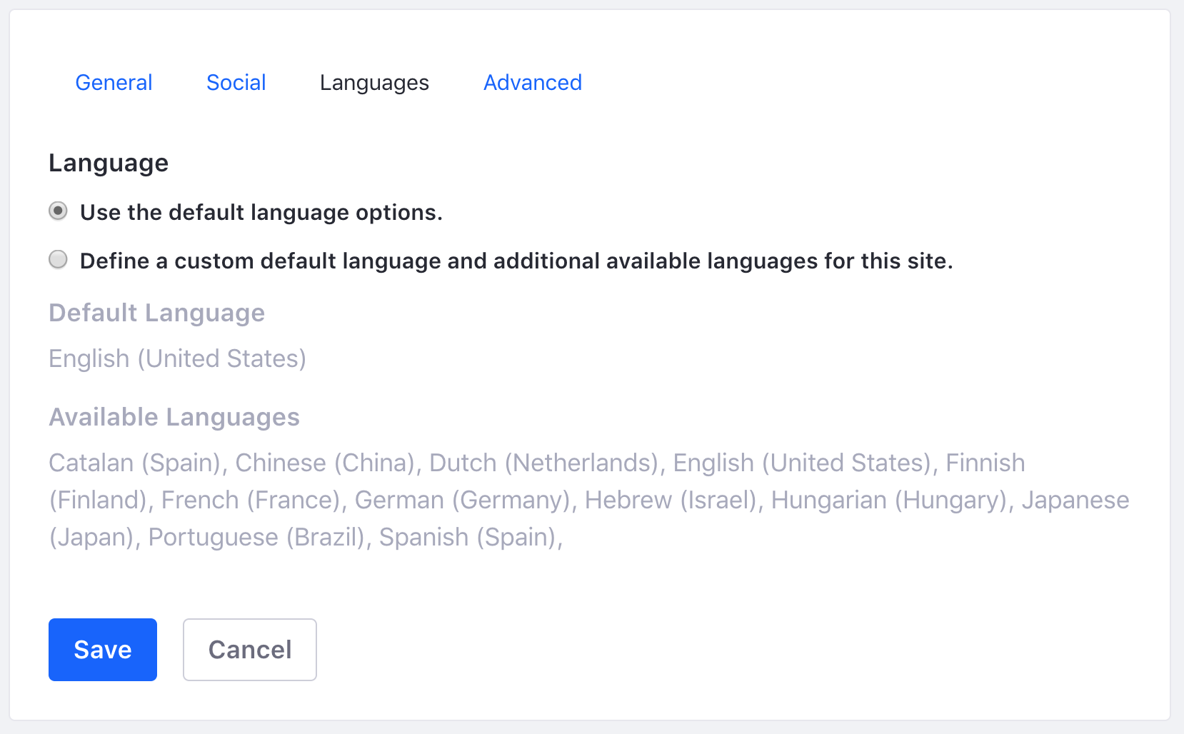 図1：サイトにGoogleアナリティクスを設定するのは非常に簡単です。GoogleアナリティクスにサインアップしてIDを受け取り、それをGoogleアナリティクスIDフィールドに入力します。