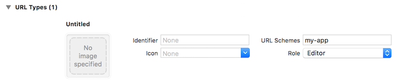 Figure 2: Register the redirect URL in your iOS app.