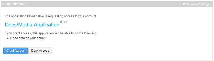 Figure 14.38: You can grant or deny the service provider access to your.