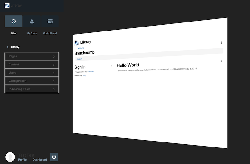 Figure 1: Themelets can be used to modify one aspect of the UI, that you can then reuse in your other themes.