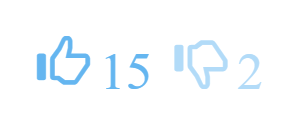 Figure 1: Ratings let users quickly provide feedback on content.