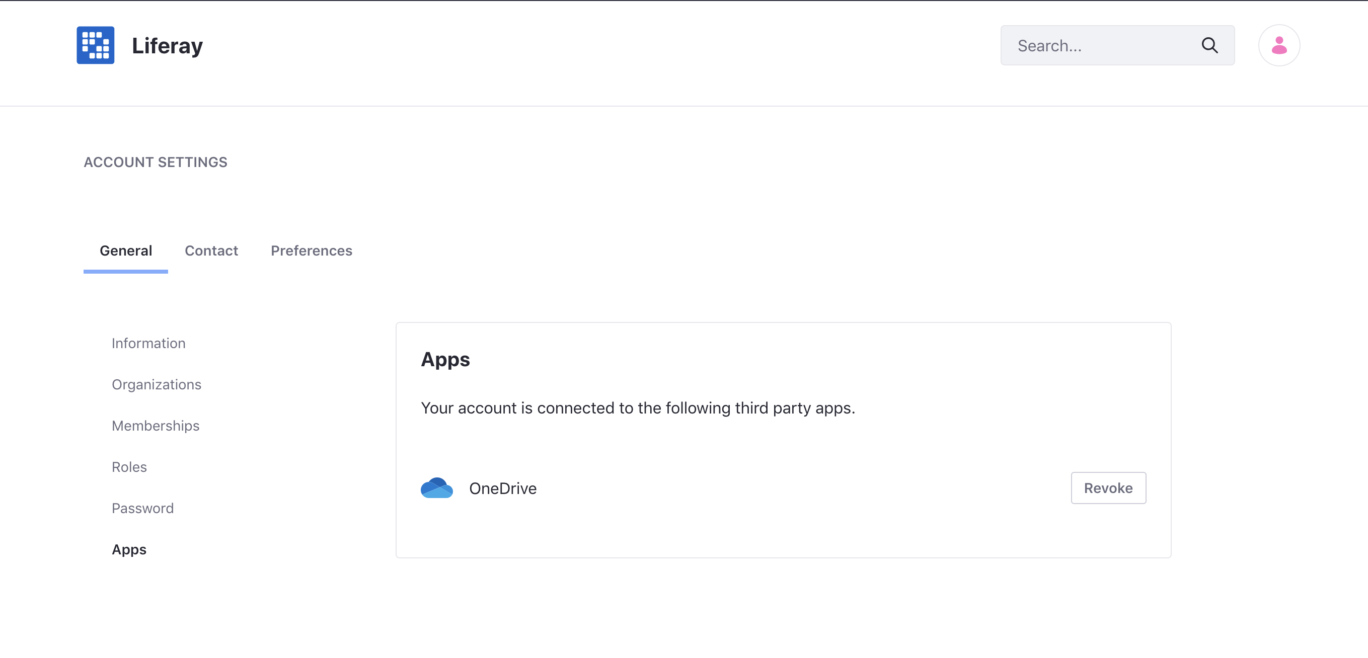 Figure 1: You can unlink your account from the portal.