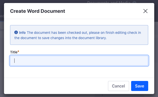 Figure 3: Give the document a name.