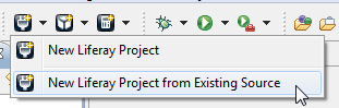 Figure 10.10: Alternate method of Importing a project