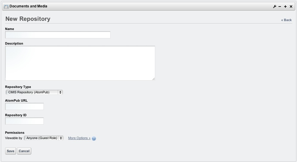Figure 4.7: Adding a new repository