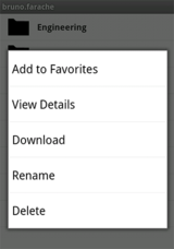 Figure 4.33: Gingerbread menu