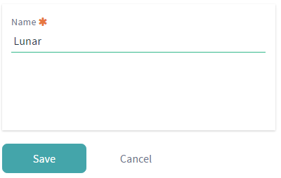 Figure 2: The Add Tag interface is very simple, only requiring the name of your tag.