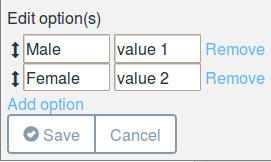 Figure 7: You can add and configure fields to form a custom list definition.