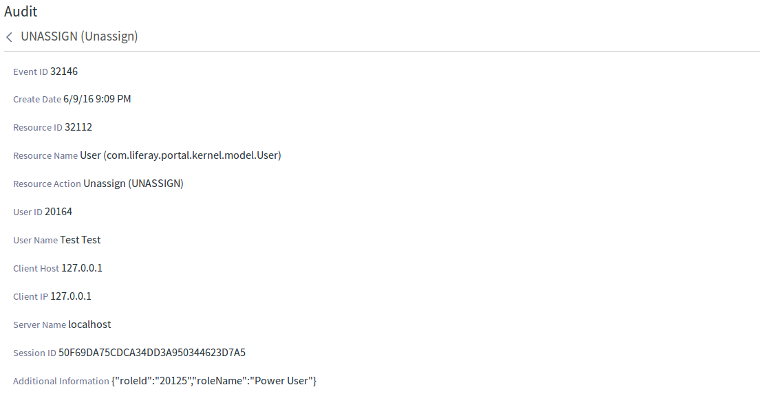 Figure 4: If youve delegated administration to multiple users, you can use the Audit application to determine who made what change. And, of course, youll never leave the default administrative user enabled on a production system, right?