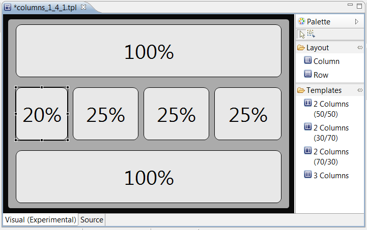Figure 6.3: Visually adjusted template