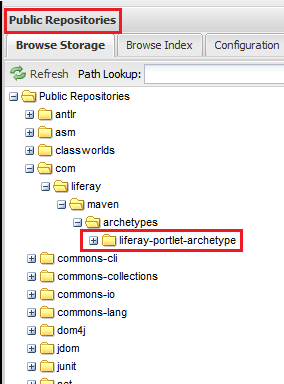 Figure 9.12: Your archetype and its dependencies are now available in your local repository.