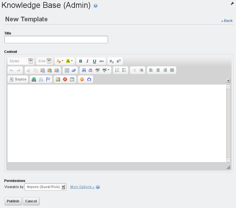 Figure 12.36: Adding a New Template From the Control Panel