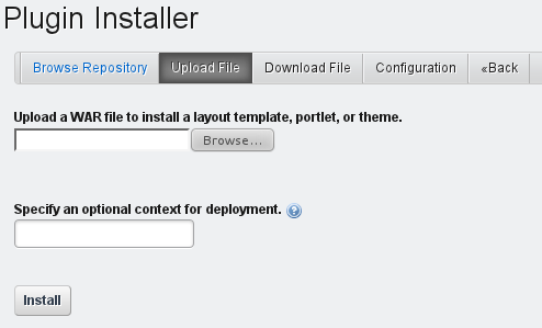 Figure 13.21: Installing a Plugin
Manually