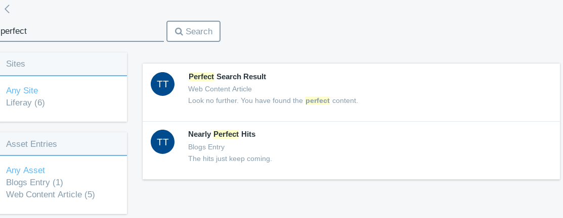 Figure 1: The goal is to return the perfect results to users searching your site.
