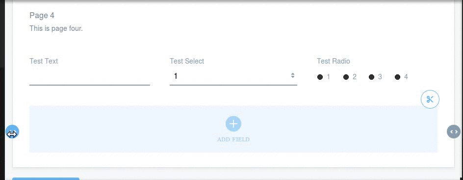 Figure 18: Its easy to resize form rows and make new form slots.