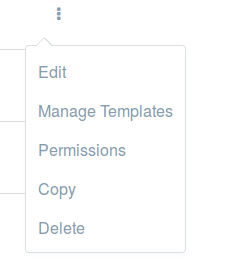 Figure 1: Manage and create display and form templates to change the display of forms and lists.
