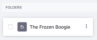 Figure 2: Your new folder appears in the Document Library.