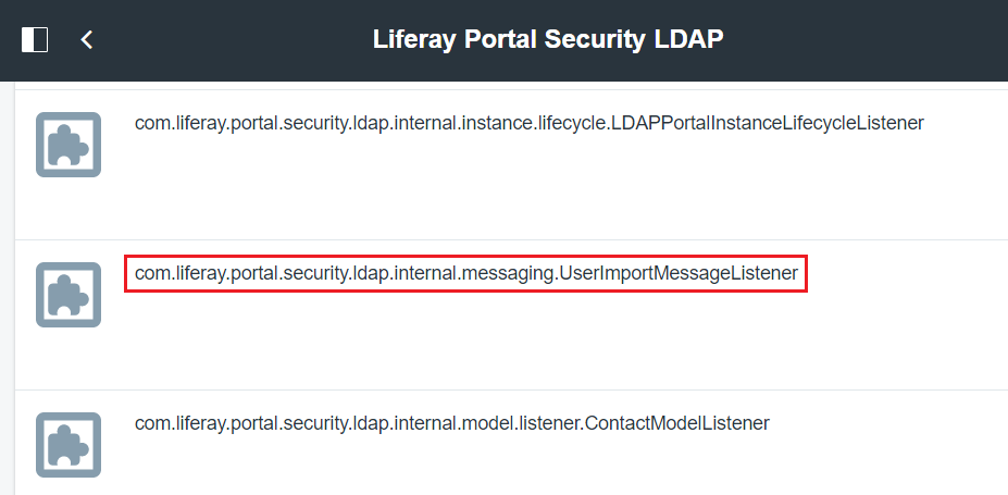 Figure 3: The component name can be found using the App Manager.