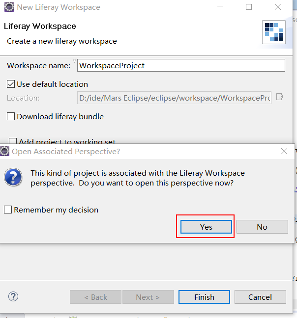 Figure 3: The Liferay Workspace perspective is preferred for Liferay DXP 7.0 and OSGi module development.