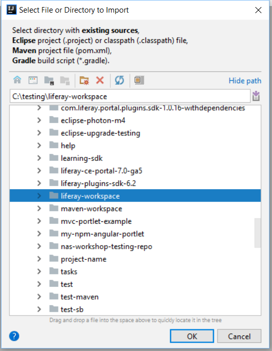 Figure 3: Specify your workspaces configurations.