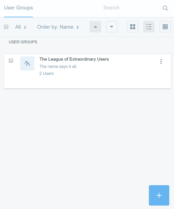 Figure 3: The Management Bars descriptive display view gives the contents full description.