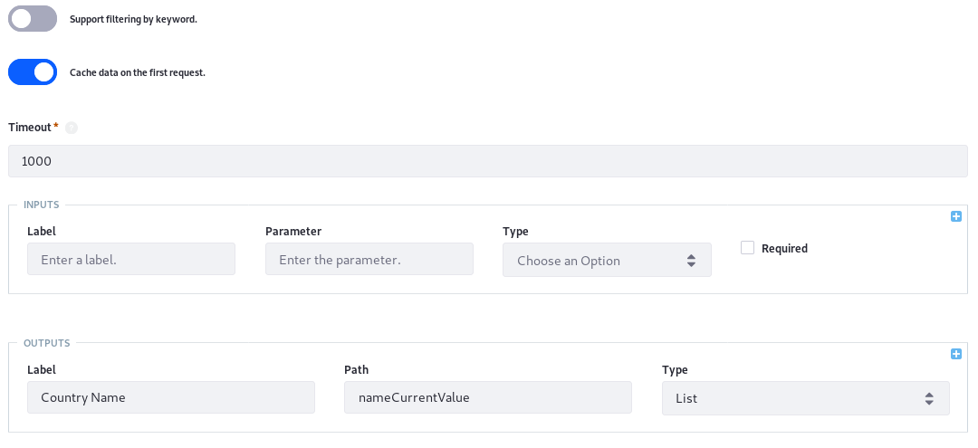 Figure 10: The Data Provider interface was redesigned and new options added.