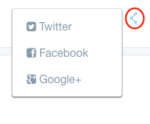 Figure 1: Social bookmarks are enabled in the built-in Blogs portlet