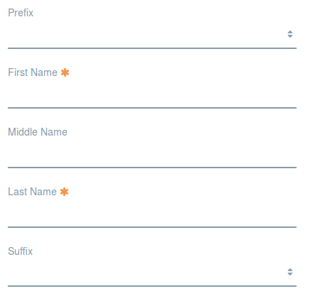 Figure 1: The user name settings impact the way user information and forms appear in Liferay.