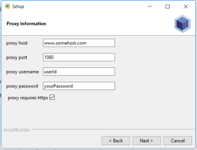 Figure 2: Configure your Project SDKs proxy settings, if necessary.