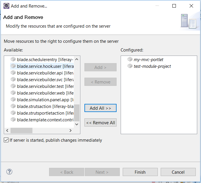 Figure 2: Using the this deployment method is convenient when deploying multiple projects.