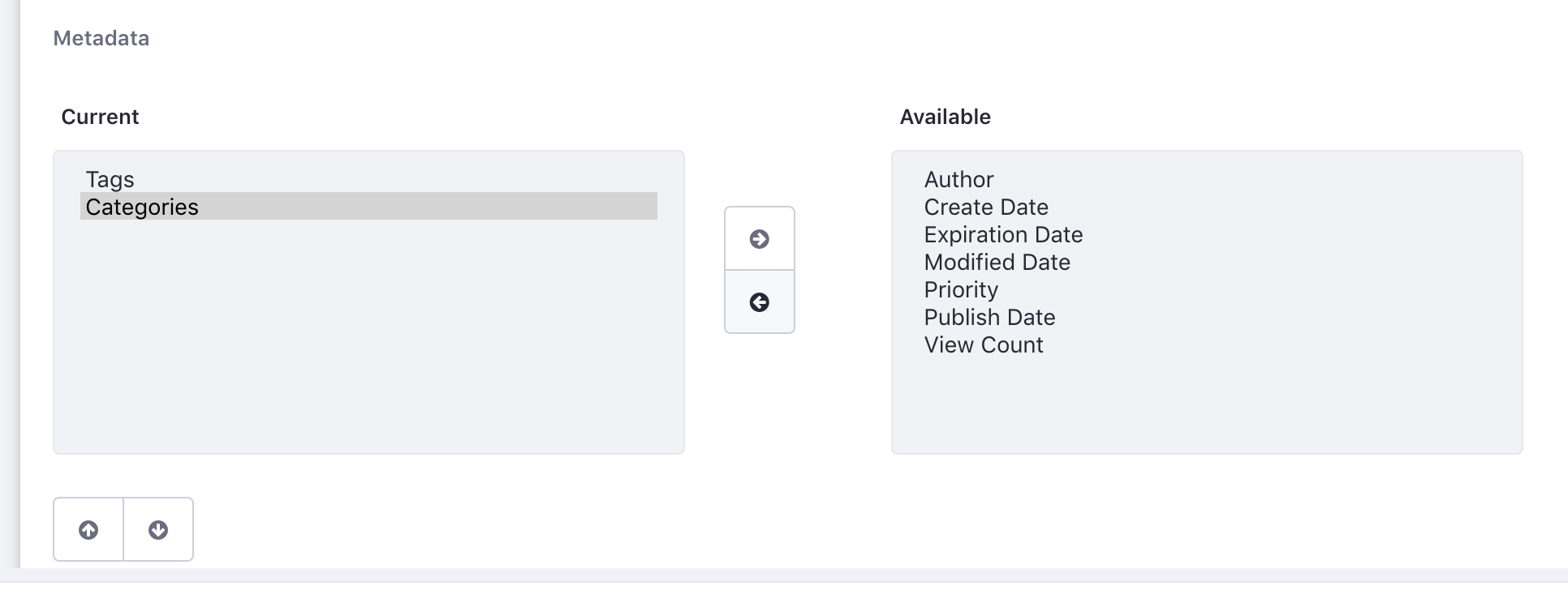 Figure 1: Adding category and tag input options lets authors aggregate and label custom entities.