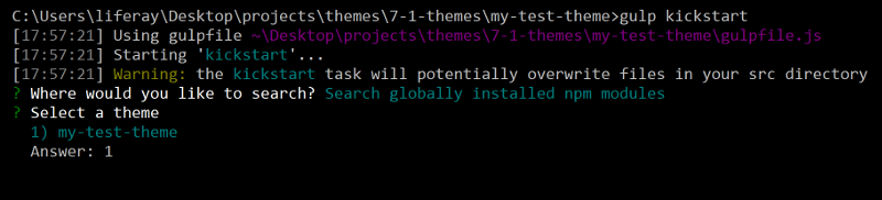 Figure 2: You can copy files from  globally installed themes.