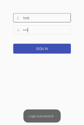 Figure 1: Login Screenlet successfully authenticated you with the Liferay Portal instance.