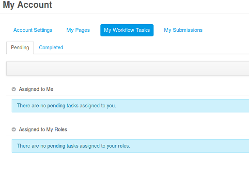 Figure 12.5: My Workflow Tasks Page