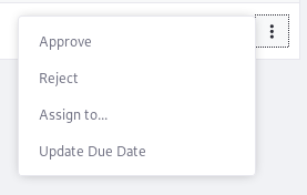 Figure 6: Complete Tasks right from the Assigned to Me list.