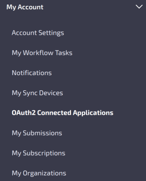 Figure 1: Users have complete control over what applications have access to their data in their account profiles.