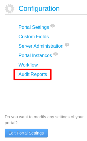 Figure 16.14: Once the Audit EE app has been installed, an Audit Reports entry appears in the Control Panel.