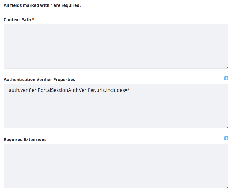 Figure 1: Fill out this form to create a CXF endpoint.