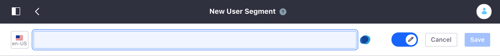 Figure 1: The top portion of the Segment Editor has the segment name and its members.