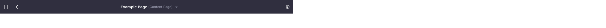 Figure 9: The title bar has several tools built into it.