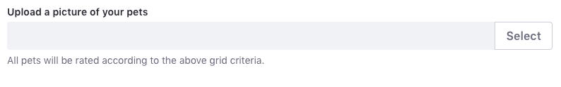 Figure 10: Upload fields let Users attach files to the form.