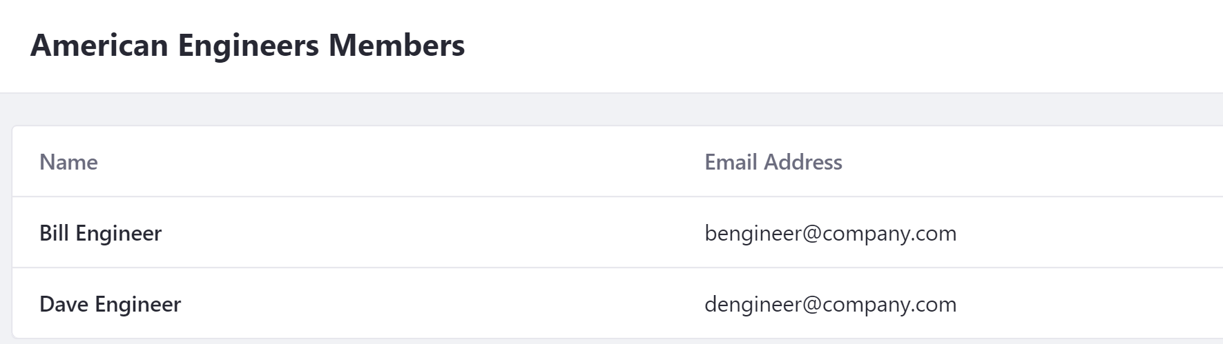 Figure 3: You can view the list of Segment members at any time.