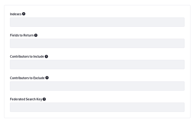 Figure 1: The Low Level Options widget has several configuration options.